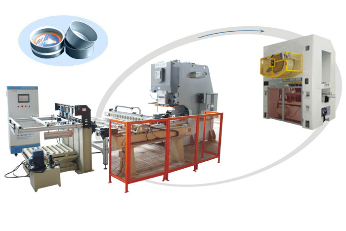 2 Pcs Can Body Line Punch Press DRD Automatic Tin Can Making Machine