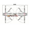 Buy cheap 4000kg Hydraulic Car Lift Suv Vehicle Lifting Equipment 2.2kw Motor from wholesalers