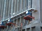 Construction Aerial Mast Climbing Work Platform / Twin Mast Climbing Equipment