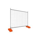Welded pipe metal Galvanized Steel Temporary Fence
