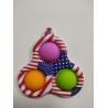 Buy cheap American Flag Finger Fidget Toy triangle shape bubble FCC approval from wholesalers