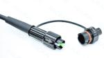 IP67 Fiber Optic FTTX Solution Connector Waterproof Optic Patch Cord