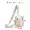 Buy cheap TPU TRANSPARENT ANTI-SPLASH CHEST BAG,LULU TRANSPARENT BAG LULU CROSSBODY SHOULDER BAG from wholesalers