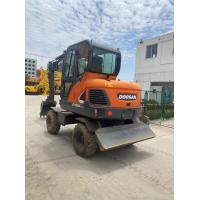 Buy cheap 6ton Used Doosan Wheel Excavator Hyundai DX60 Digger Machine product