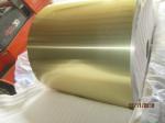 Golden Epoxy Coated Aluminium Fin Strip For Air Conditioner 0.115mm Different