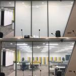 Smart Conference Room Glass Film Indoor Intelligent Clear Low E Glass Thermal