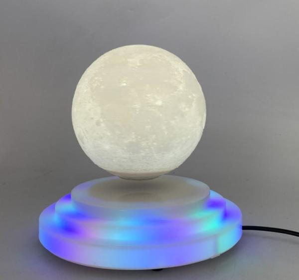 Buy cheap hotsale magnetic levitation floating moon lamp 3D printing christmas gift from wholesalers