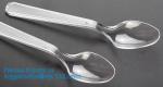 Disposable Flatware Set-Heavyweight Plastic Cutlery 100 Forks, 100 Spoons, 100