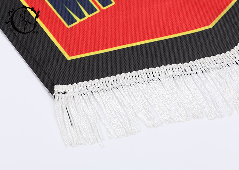 Michigan Wolverines Multicultural Flag Banners Football Team Pentagon Flag with Tassel 9 x 15''