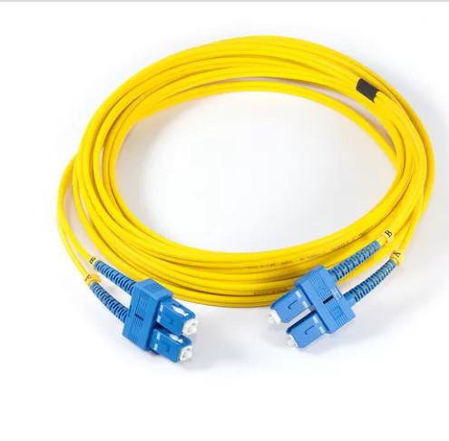 Buy cheap LAN / CATV Fiber Optic Patch Cord , SC-SC Duplex 2.0mm 3.0mm SM PVC Cable from wholesalers