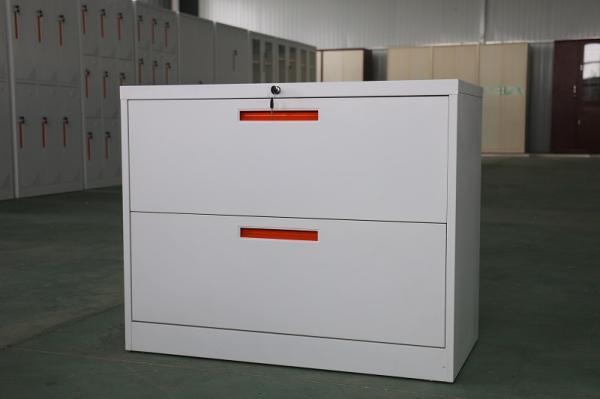Quality To order 2 DRAWER LATERAL filing cabinet for office,CRS Material,white color for sale