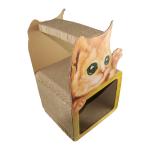 Castle Cardboard Cat Scratcher Bed House Scratching Houses Cozy Space Multiple