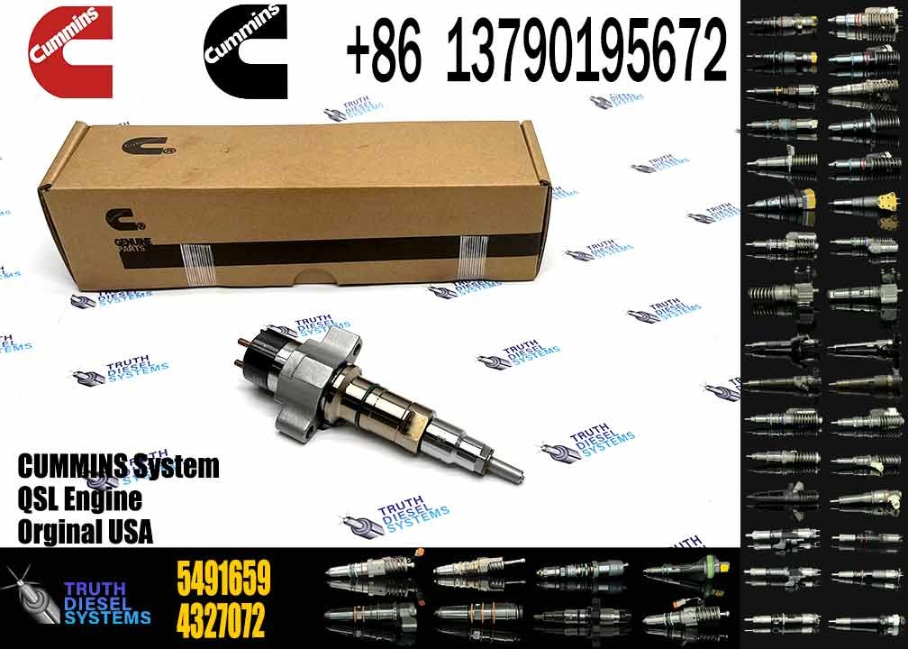 Diesel Fuel Injector 4359204 5491659 for Cummins Excavator Qsl9.3 Isce Engine 6L