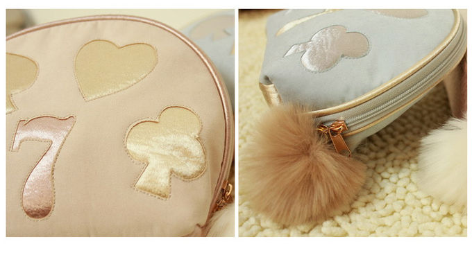 High Quality Embroidery Pattern Polyester Cosmetic Travel Bag