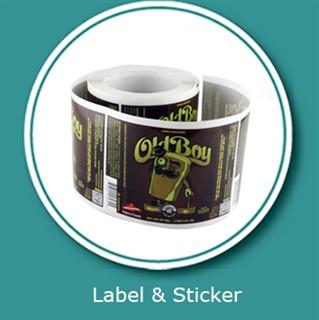 Buy cheap Beverage label sticker customized printing and vinyl sticker printings from wholesalers
