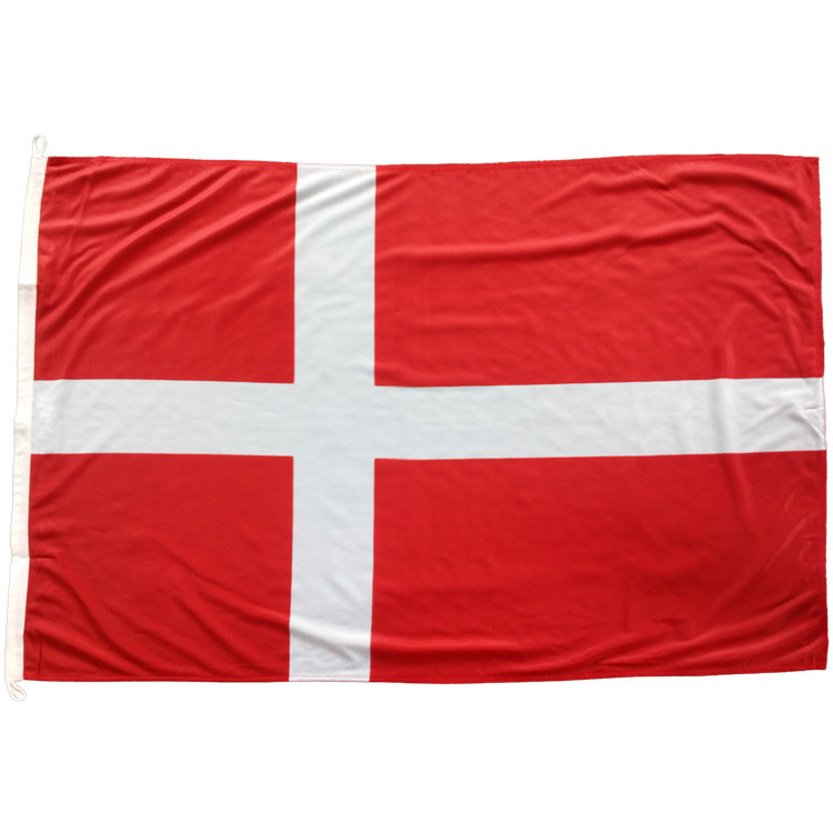Denmark Guinea Flagolden national screen printed high quality