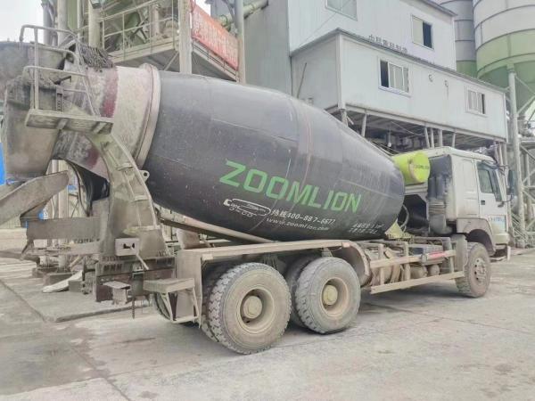 Buy cheap 12cbm HOWO Grey Used Concrete Trucks Low Noise and Convenient Operation from wholesalers