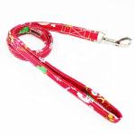 Adjustable Custom Printed LOGO Pet Dog Leash , Durable Nylon Rope Dog Leash