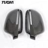 Buy cheap Black Carbon Fiber Mirror Cover For Audi A3 2014-2020 Side Mirror Covers Replacement from wholesalers