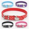 Buy cheap Fashion Dog Collars And Leashes Leather PU Material Customized Color 22g - 48g Weight from wholesalers