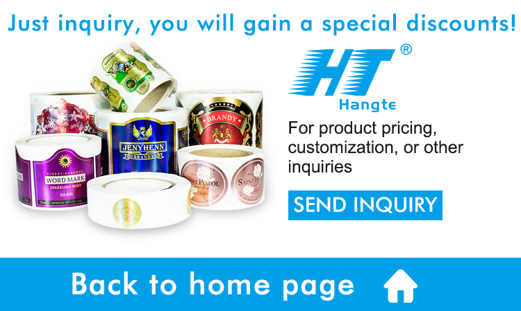 Promotion Round Custom Adhesive Labels Offset Printing
