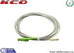 Rodent-resistant E2000 to SC simplex armored fiber optic patch cables armoured