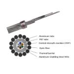 Aerial G652D OPGW Fiber Optic Cable 24Core Single Mode Ground Wire