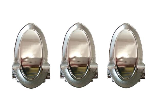 Buy cheap PP Or ABS Sliver Funeral Coffin Decorative Coffin Parts With Steel Tubes from wholesalers