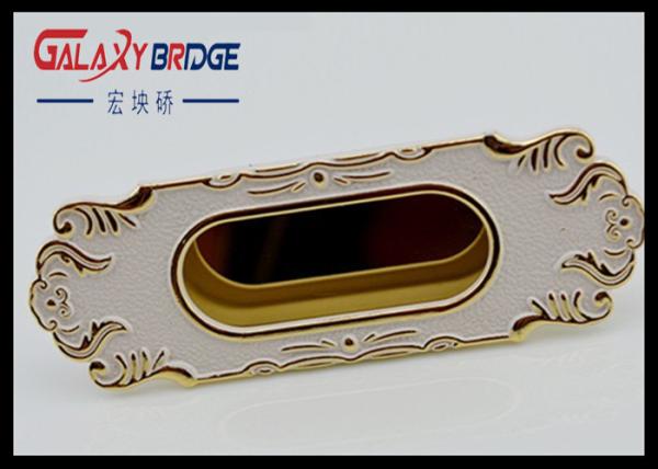 Furniture 32mm Hidden Kitchen Door Handles White Elegant Style Decoration