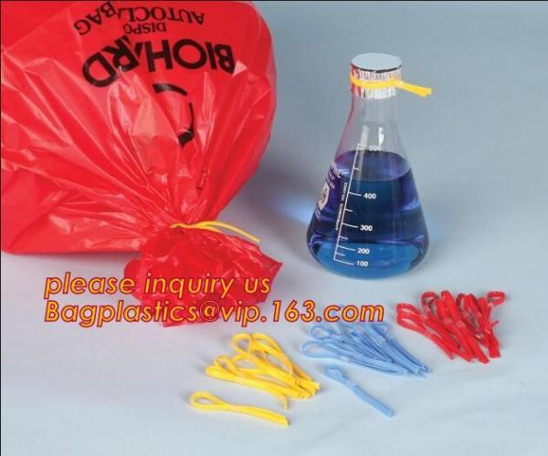 Buy cheap Medical Biohazard Bag, disposable biohazard garbage bags, medical waste biohazard plastic trash bag, bagplastics, bageas from wholesalers