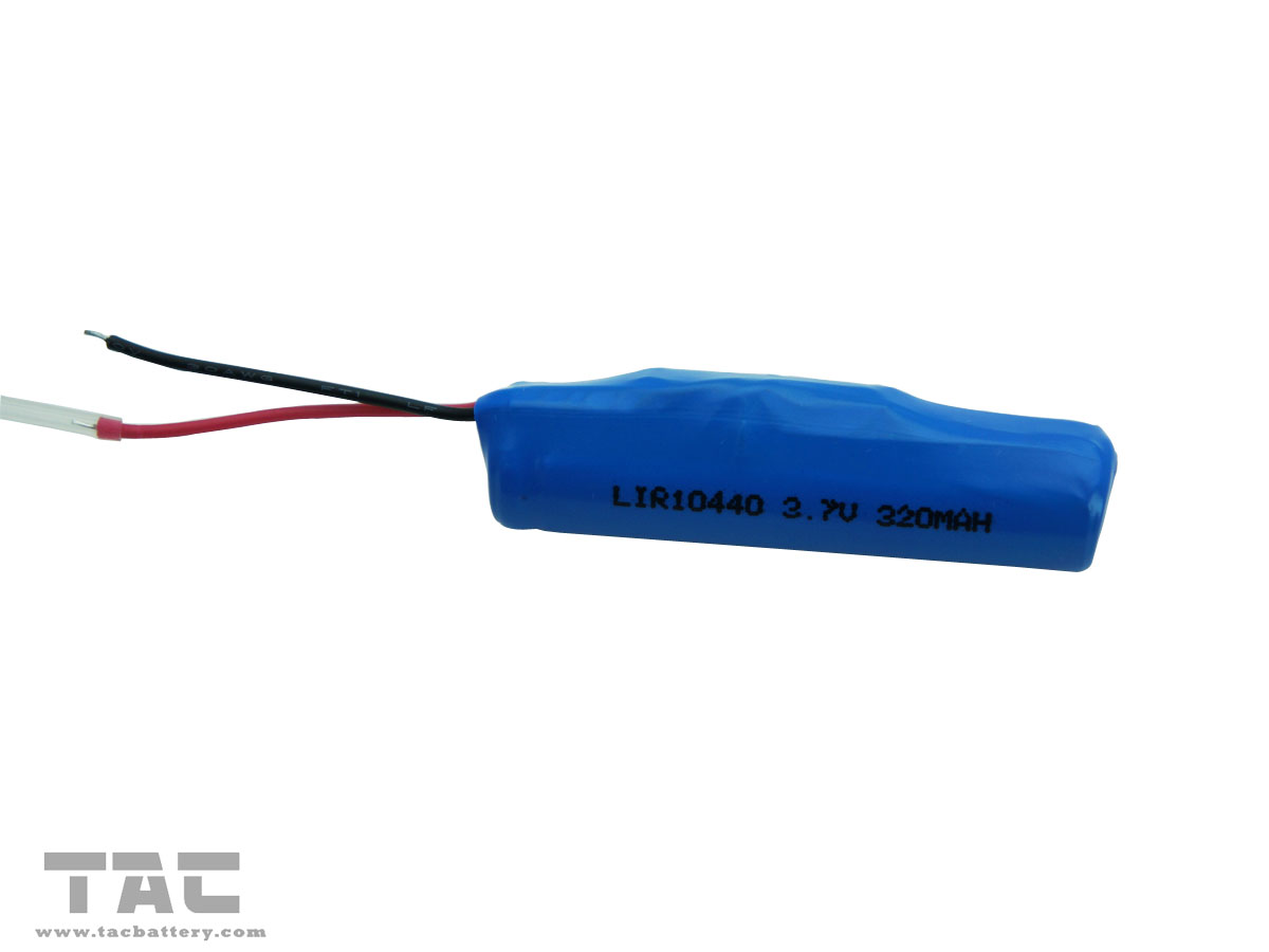 Rechargeable 3.7V 10440 / AAA Lithium ion Cylindrical Battery with Protective Circuit