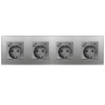 Plastic UL94V0 Socket European Standard Round Mounting Bottom Box