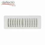 HVAC Parts Plastic Air Vents PP Wall Mounted Floor Register White Air Outlet 3''