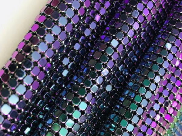 Buy cheap Soft Multi Color ODM Metallic Sequin Fabric For Garment Party Decoration from wholesalers