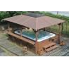 Buy cheap 4.8 Meters Acrylic Swimming Pool Outdoor Swim Spa With 2 Seats Hot Tub from wholesalers