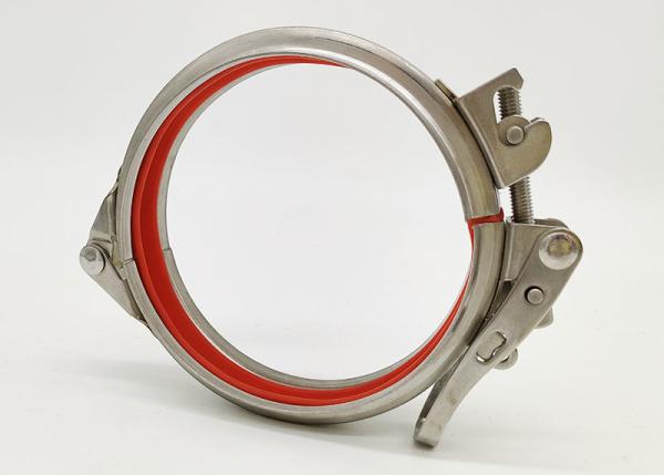 Buy cheap Adjustable 150mm 6" Quick Release Tube Clamp For Ventilation System from wholesalers