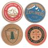 Buy cheap Dia8in Full Color Natural Cork Coasters Placemat Printing 5000pcs Fadeless from wholesalers