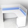 Buy cheap Modern Office Desk Single Seat Workstation Desk Call Center Table from wholesalers