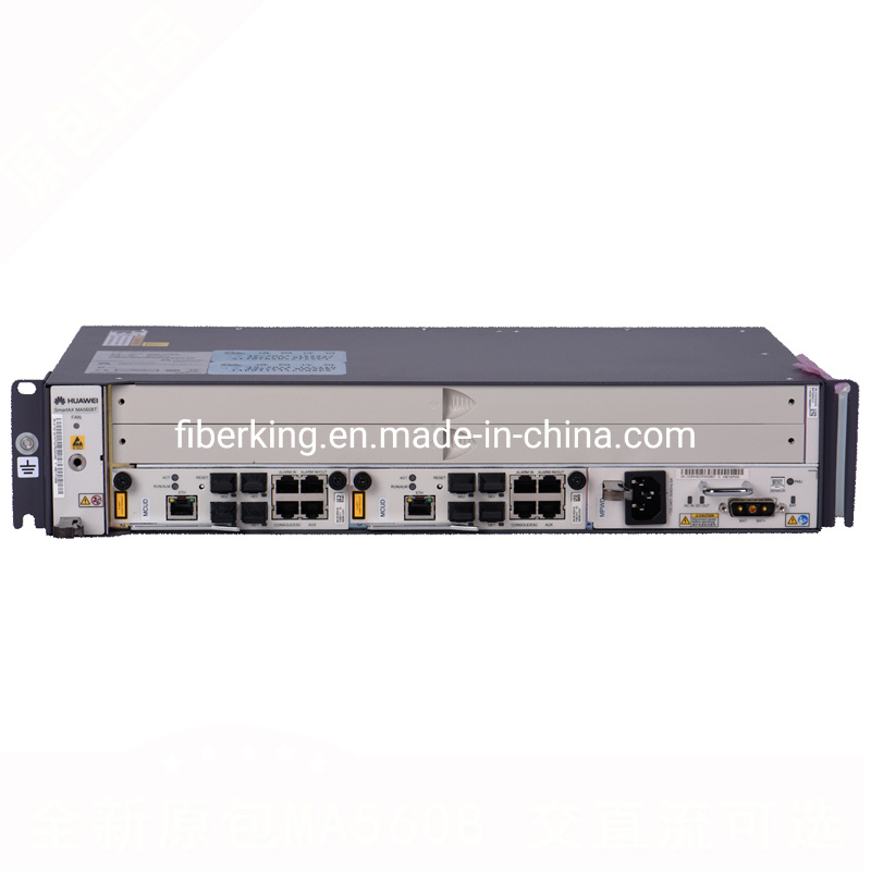 Ma5608t Dual Ge AC Olt Huawei Chassis with 2xmcud 1xmpwd