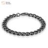 Buy cheap 18k Gold Plated 316L Stainless Steel Jewelry Men Hip Hop Cuban Link Chain Bracelet from wholesalers