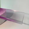 Buy cheap White Purple Gradient Glass Laminated Stained Fused Art Glass from wholesalers
