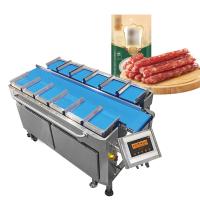 Buy cheap Chinese Smoke Sausages Semi-Automatic 12 Head Multihead Weigher Packing Machine product