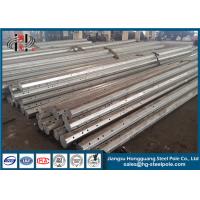 Buy cheap Standard Direct Burial Galvanized Steel Pole , Power Transmission Steel Tubular product