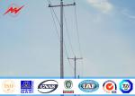 15M Tubular Galvanized Steel Utility Power Electrical Pole Venezuela For 33KV
