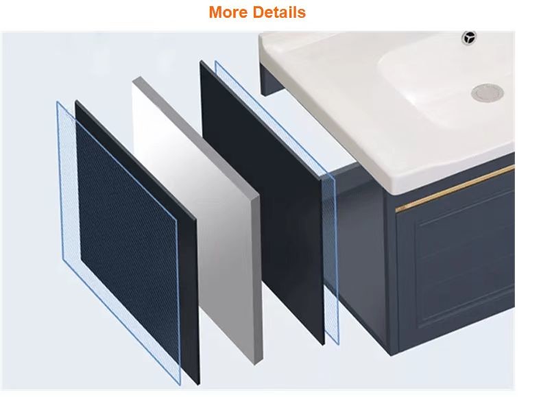 Custom LED Waterproof Bathroom Mirror Cabinet Waterproof Modern Wall Mount Vanity
