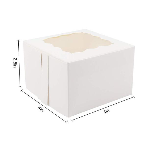 Buy cheap Kraft or White Bakery Paper Boxes with Window for Cake and Cookies from wholesalers