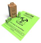 100% compostable biodegradable plastic cornstarch dog poop bags