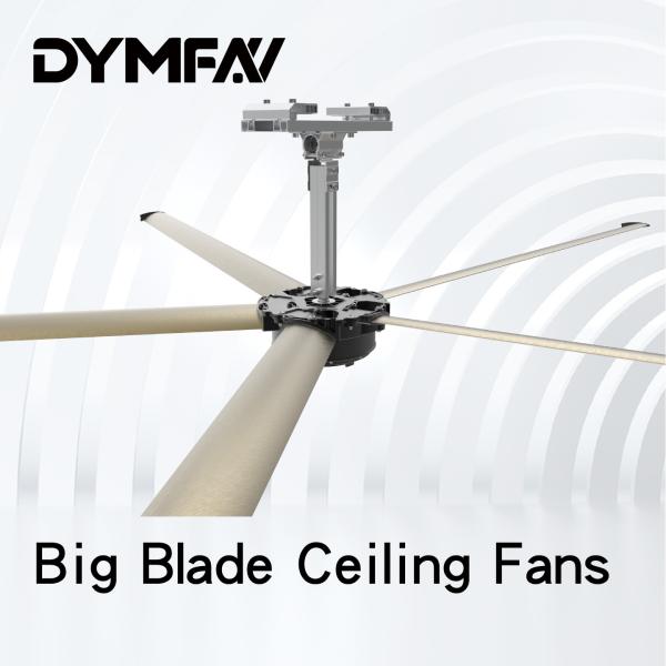 Buy cheap 4.3m 0.7kw HVLS Gearless Big Ceiling Fans For Warehouse from wholesalers