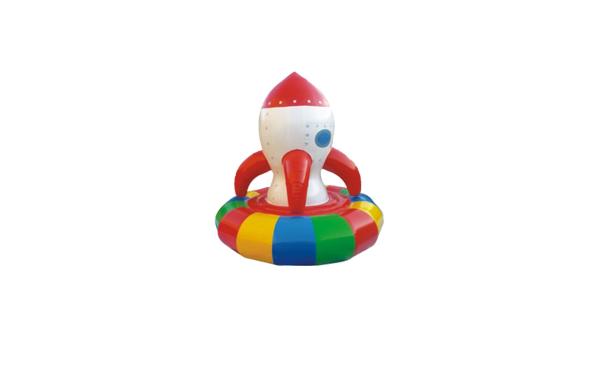 Buy cheap Inflatable Indoor Playground Games Electric Spin Rocket For Kids from wholesalers