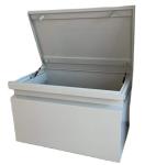 Buy cheap Outdoor Heavy Duty Steel Truck Work Tool Box with Wheels Large Job Site Storage from wholesalers